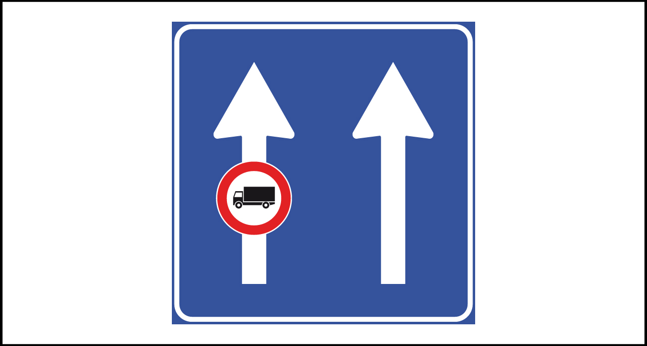 Segnali uso e variazione corsie