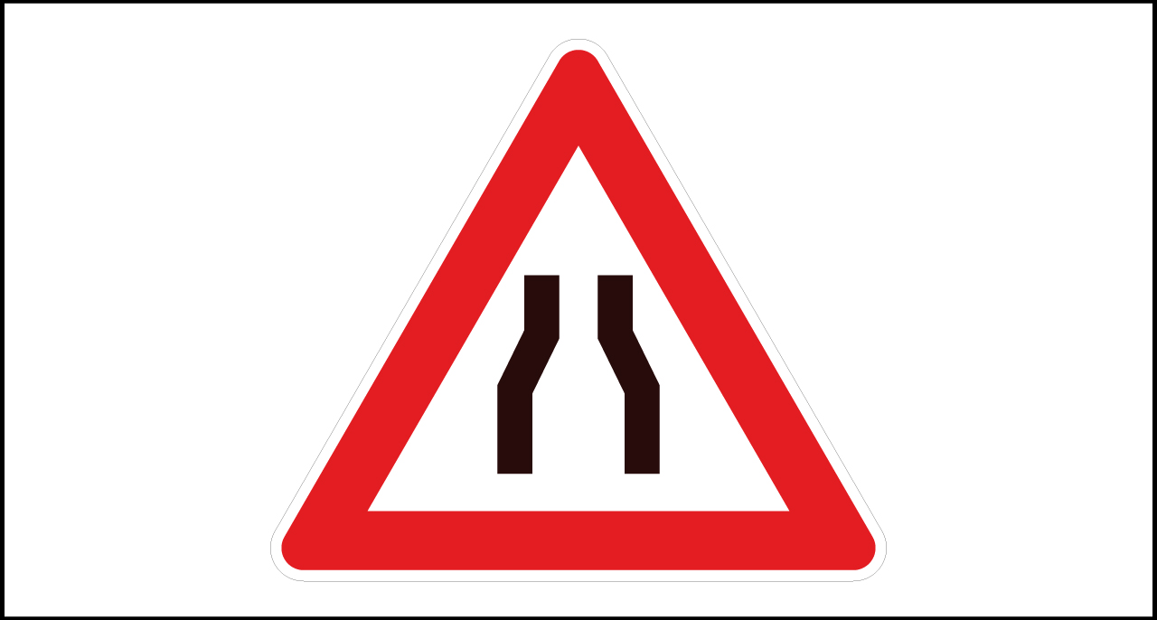 Fig. II 17 Art.90 – Strettoia simmetrica