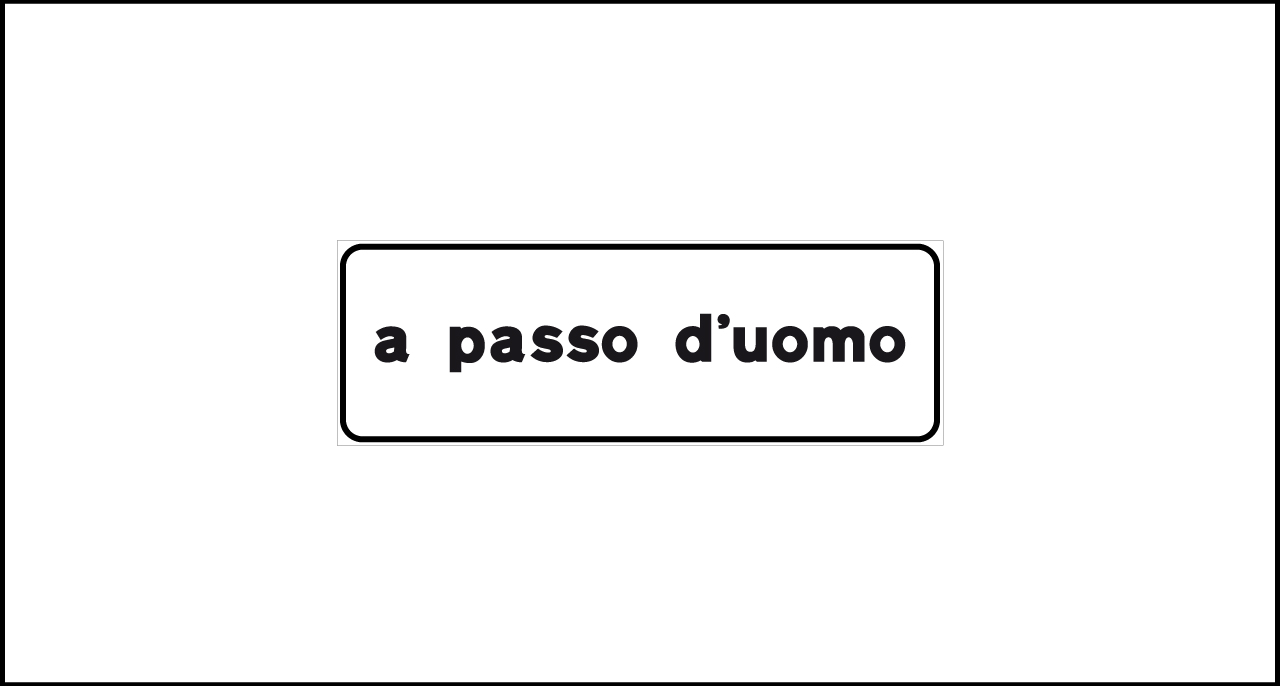 Mod. II 982 – A passo d’uomo