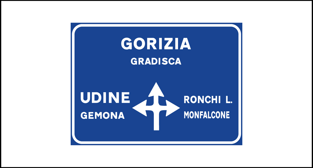 Fig. II 234 Art.127 – Segnale di preavviso di intersezione extraurbana