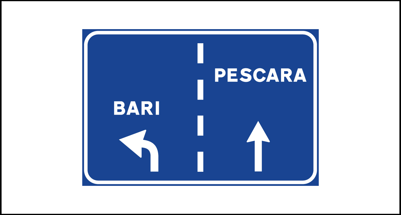 Fig. II 243 Art.127 – Segnale di preselezione extraurbano