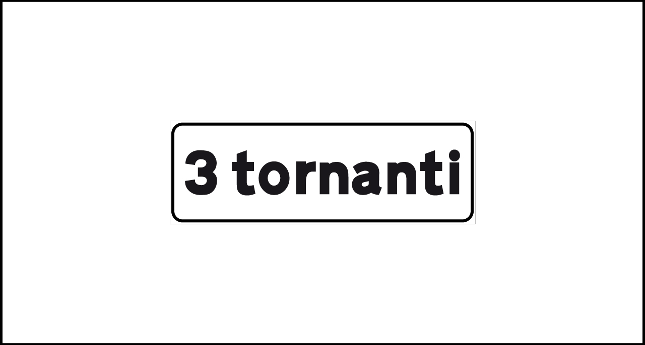 Mod. II 6/p1 Art.83 – Serie tornanti