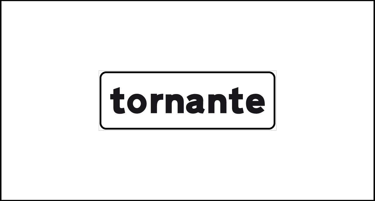 Mod. II 6/p1 Art.83 – Tornante