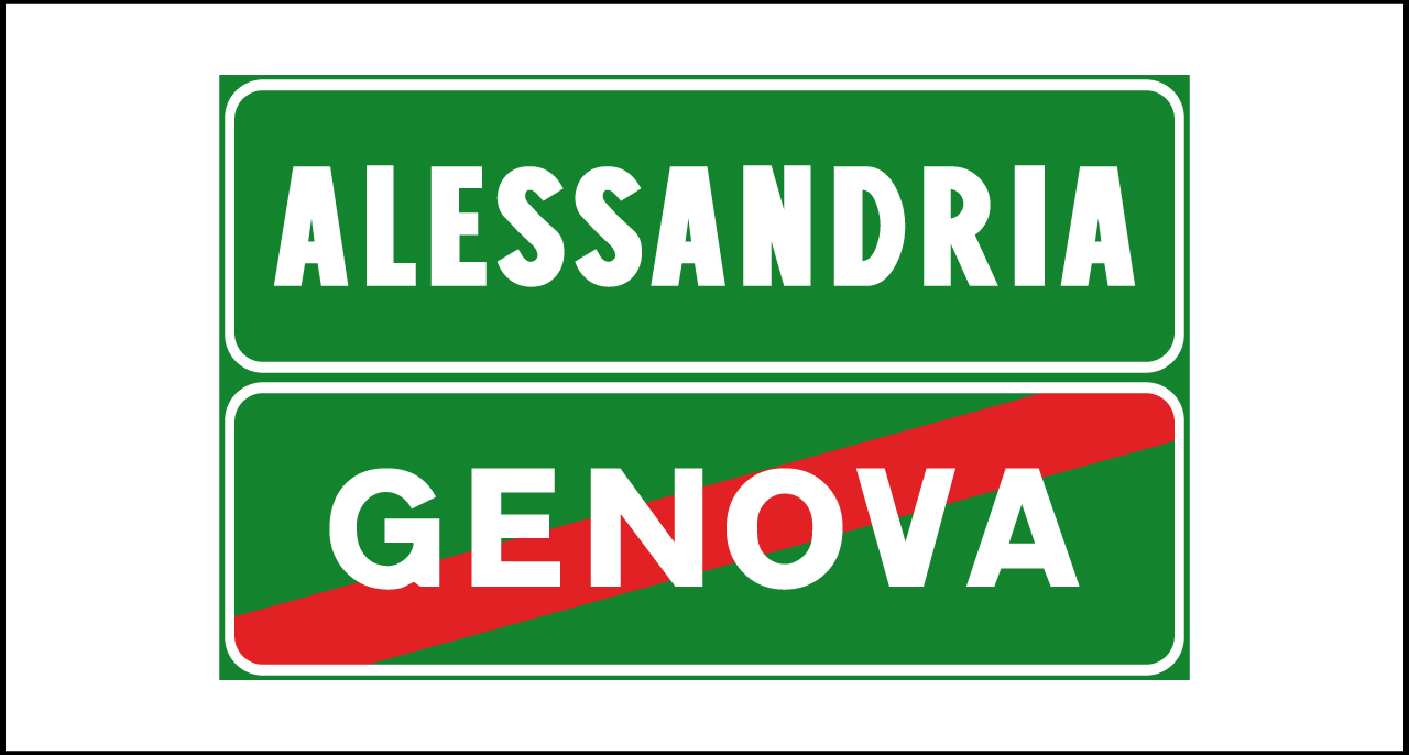 Fig. II 276/vr Art.131  Segnale di inizio e fine provincia su viabilità autostradale