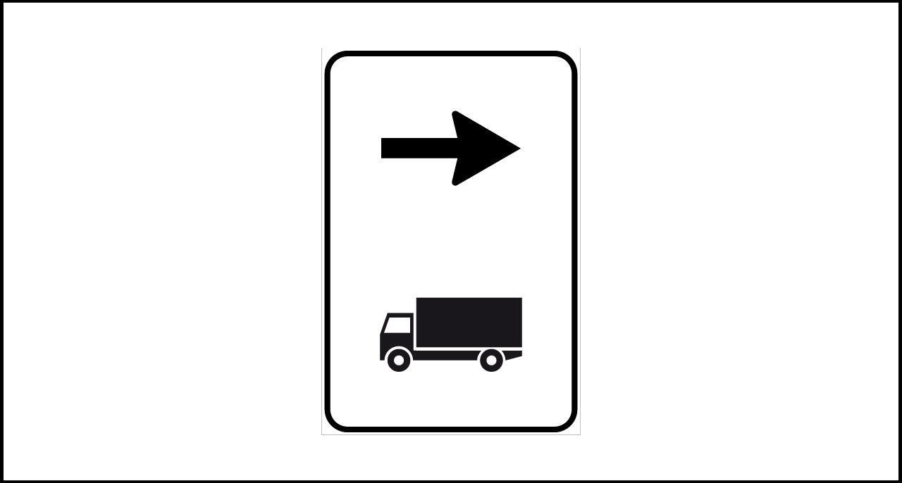 Fig. II 351 Art.135 – Direzione autocarri consigliata