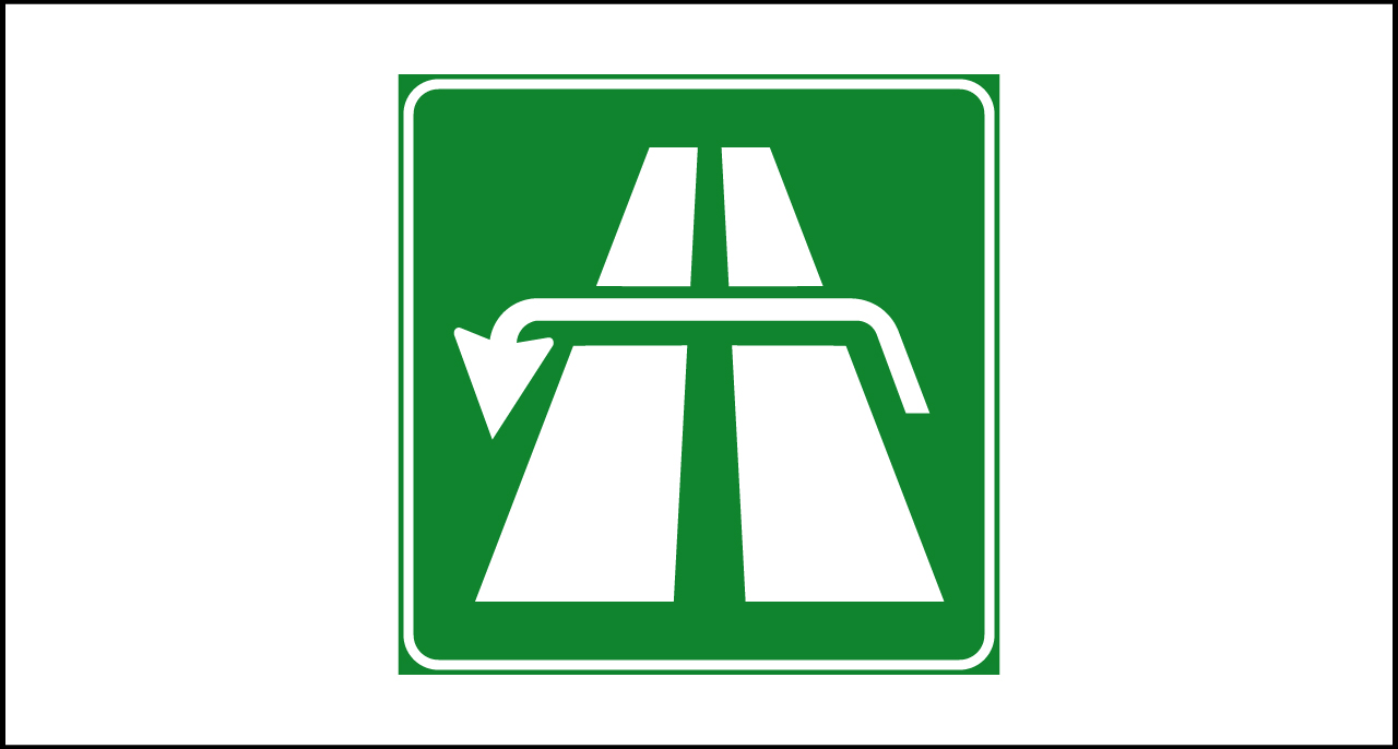 Fig. II 327/vr Art.135 – Inversione di marcia su autostrada