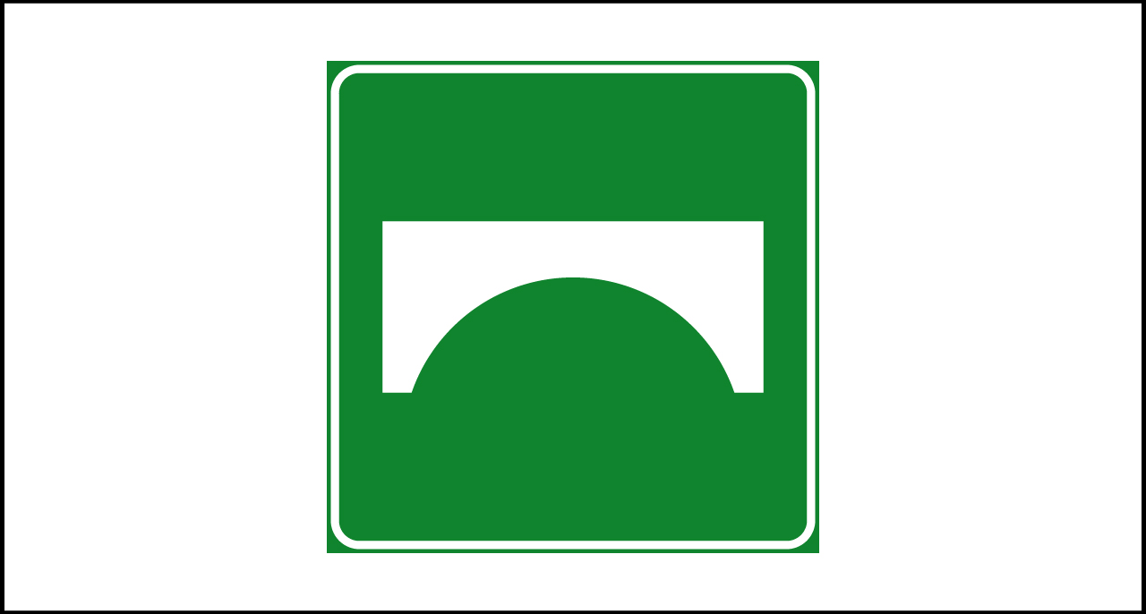 Fig. II 317/vr Art.135 – Ponte su viabilità autostradale