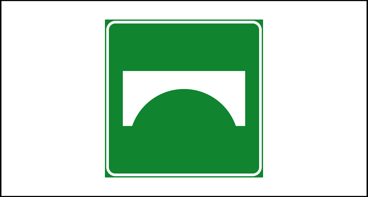 Fig. II 317/vr Art.135 – Ponte su viabilità autostradale