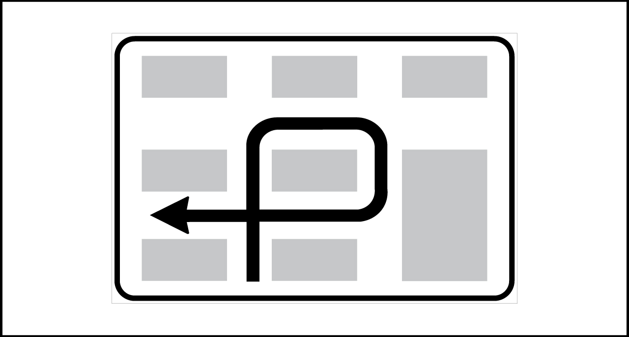 Fig. II 326 Art.135 – Svolta a sinistra indiretta