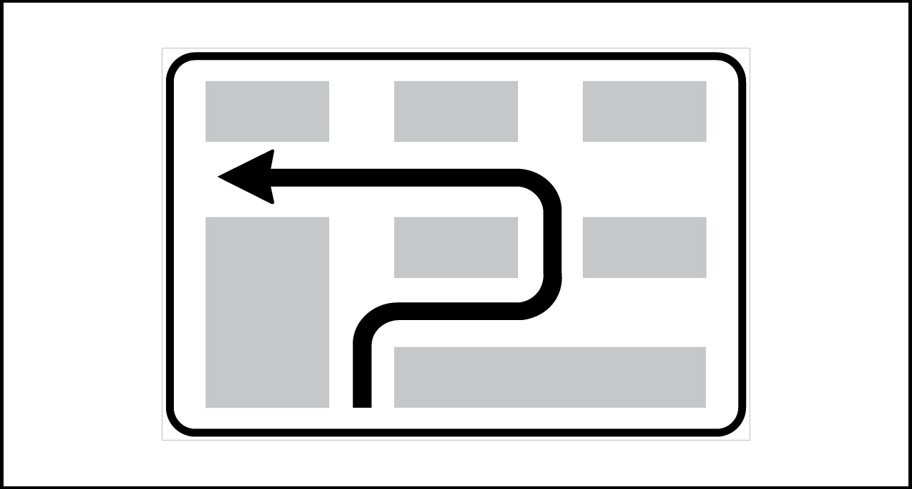 Fig. II 325 Art.135 – Svolta a sinistra semidiretta