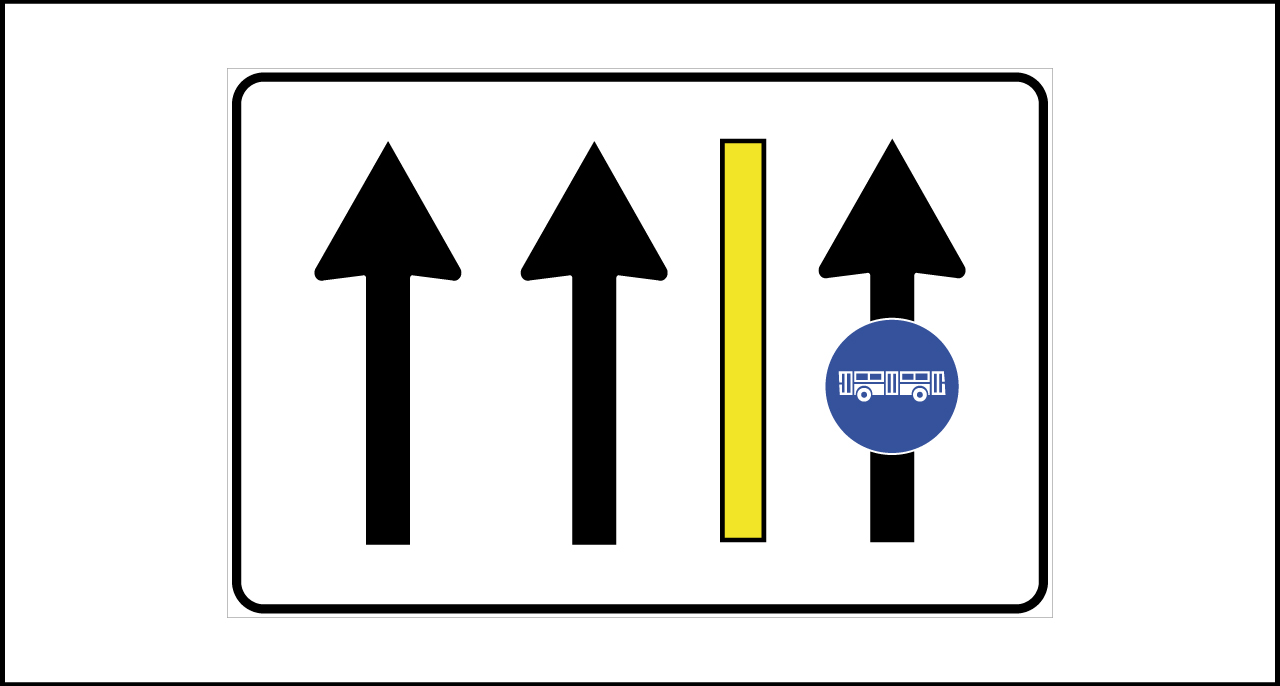 Fig. II 340 Art.135 – Uso corsie