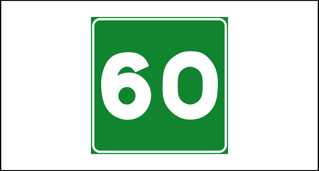 Fig. II 312/vr Art.135 – Velocità consigliata su viabilità autostradale