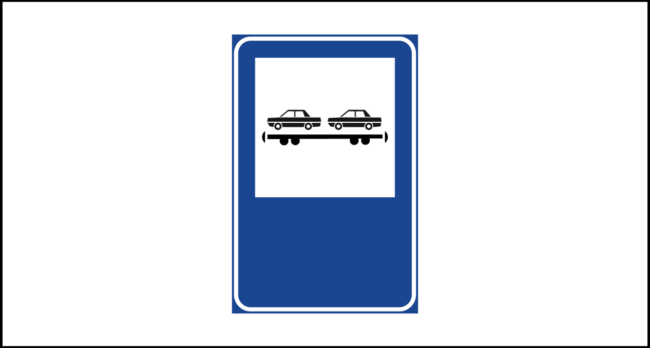 Fig. II 372 Art.136 – Auto su treno