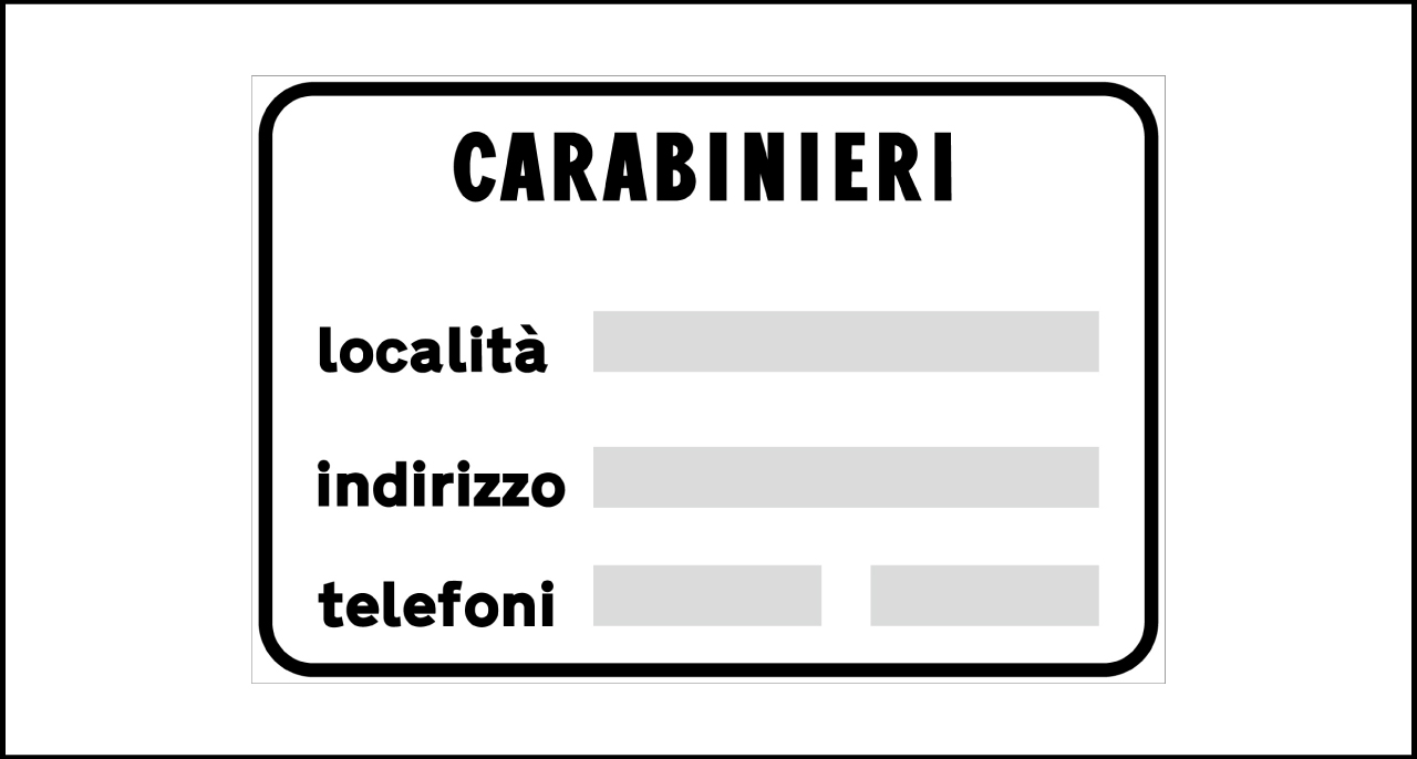 Fig. II 380 Art.136 – Carabinieri