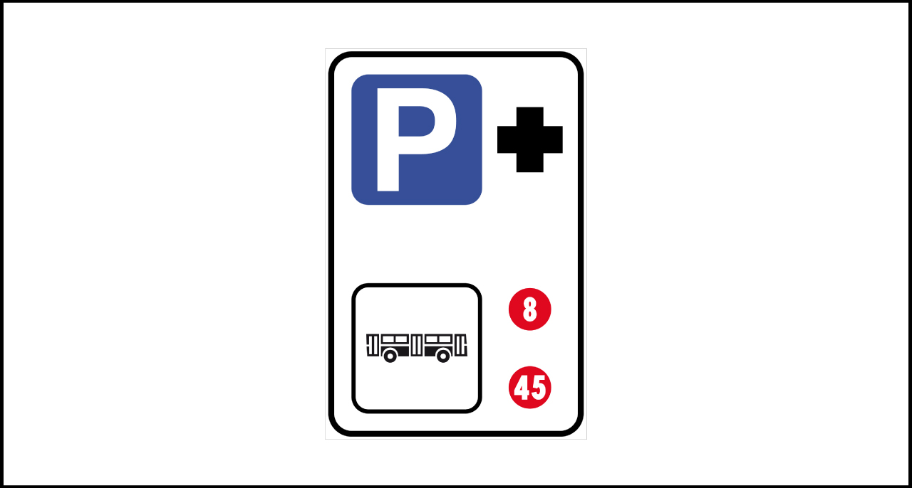Fig. II 368 Art.136 – Parcheggio di scambio con linee autobus