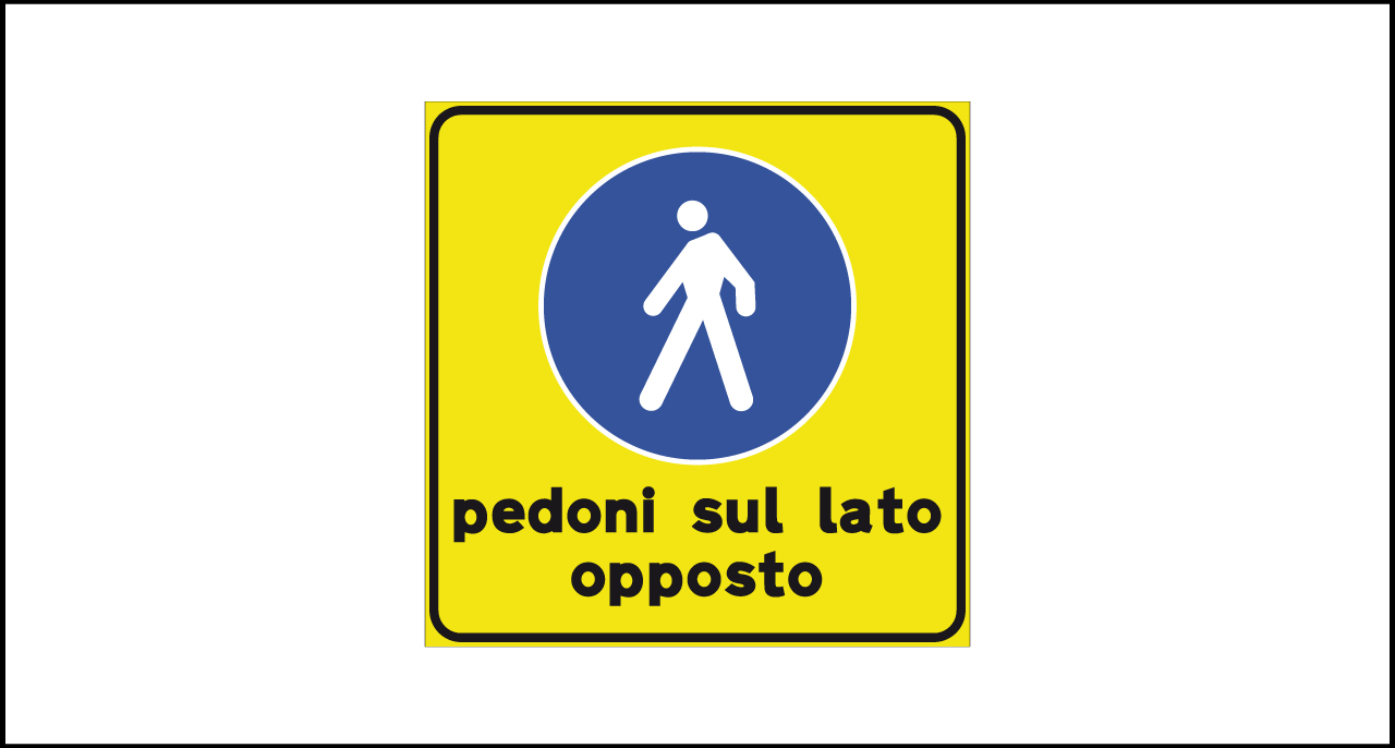 Fig. II 811 – Pedoni sul lato opposto