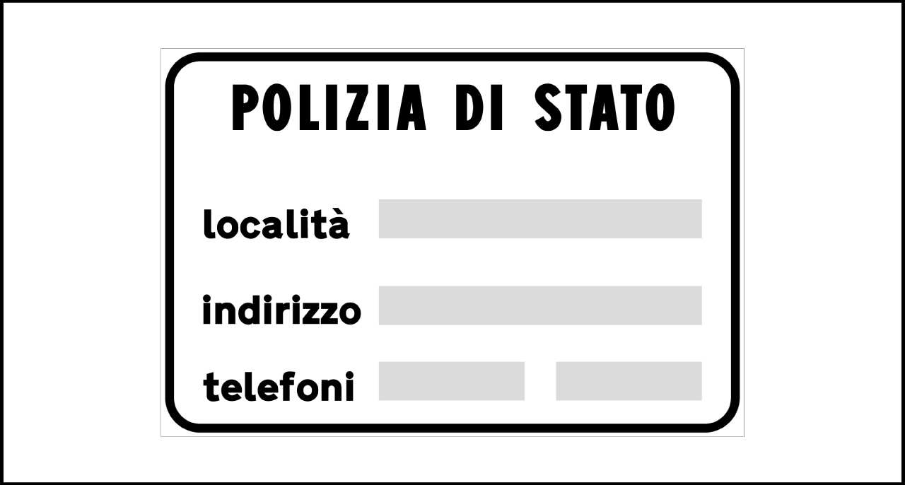 Fig. II 379 Art.136 – Polizia di stato