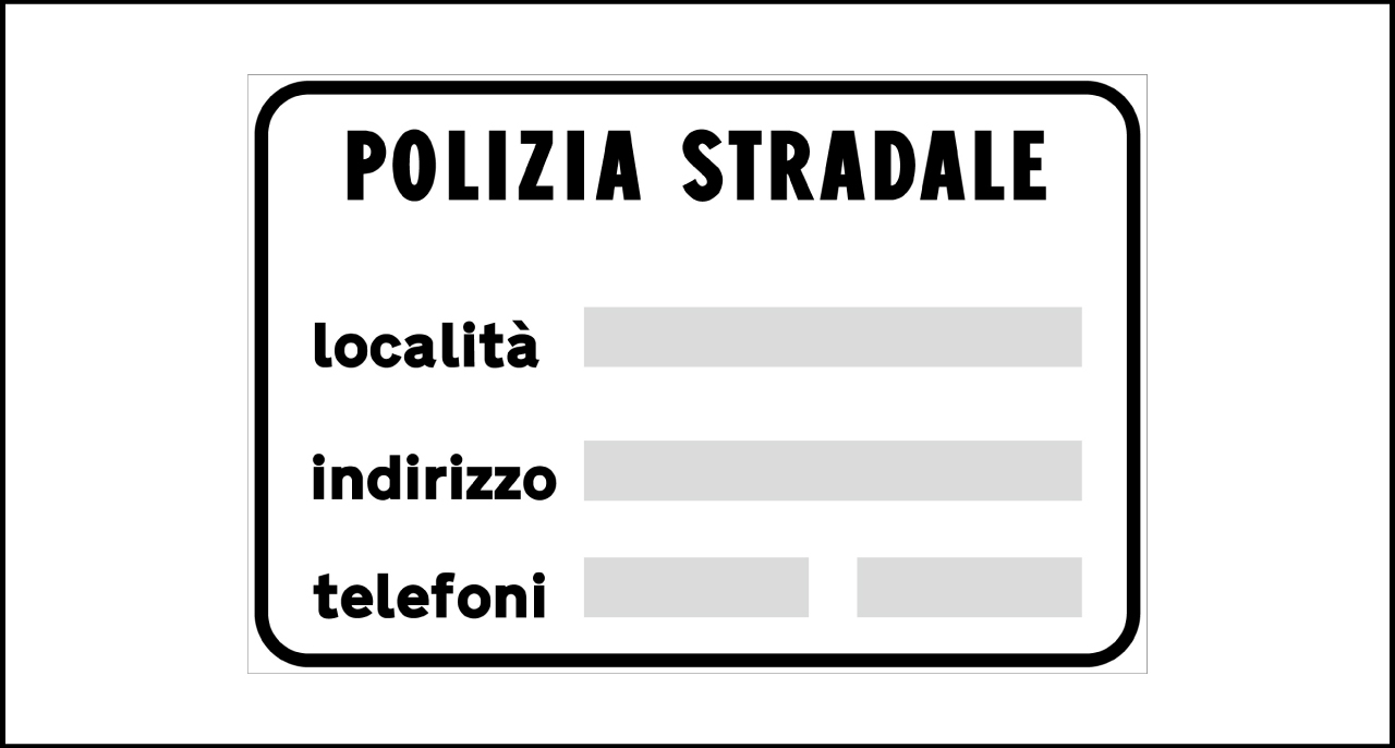 Fig. II 378 Art.136 – Polizia stradale