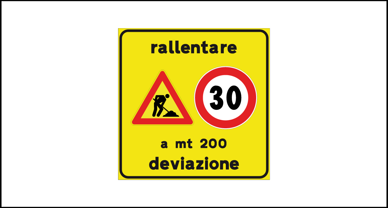 Fig. II 803 – Rallentare deviazione