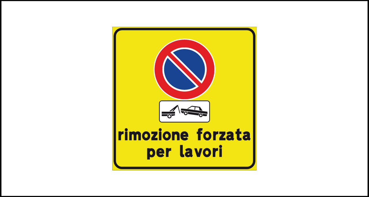 Fig. II 809 – Rimozione forzata per lavori