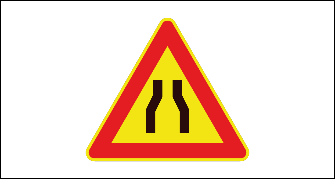 Fig. II 384 Art.31 – Strettoia simmetrica