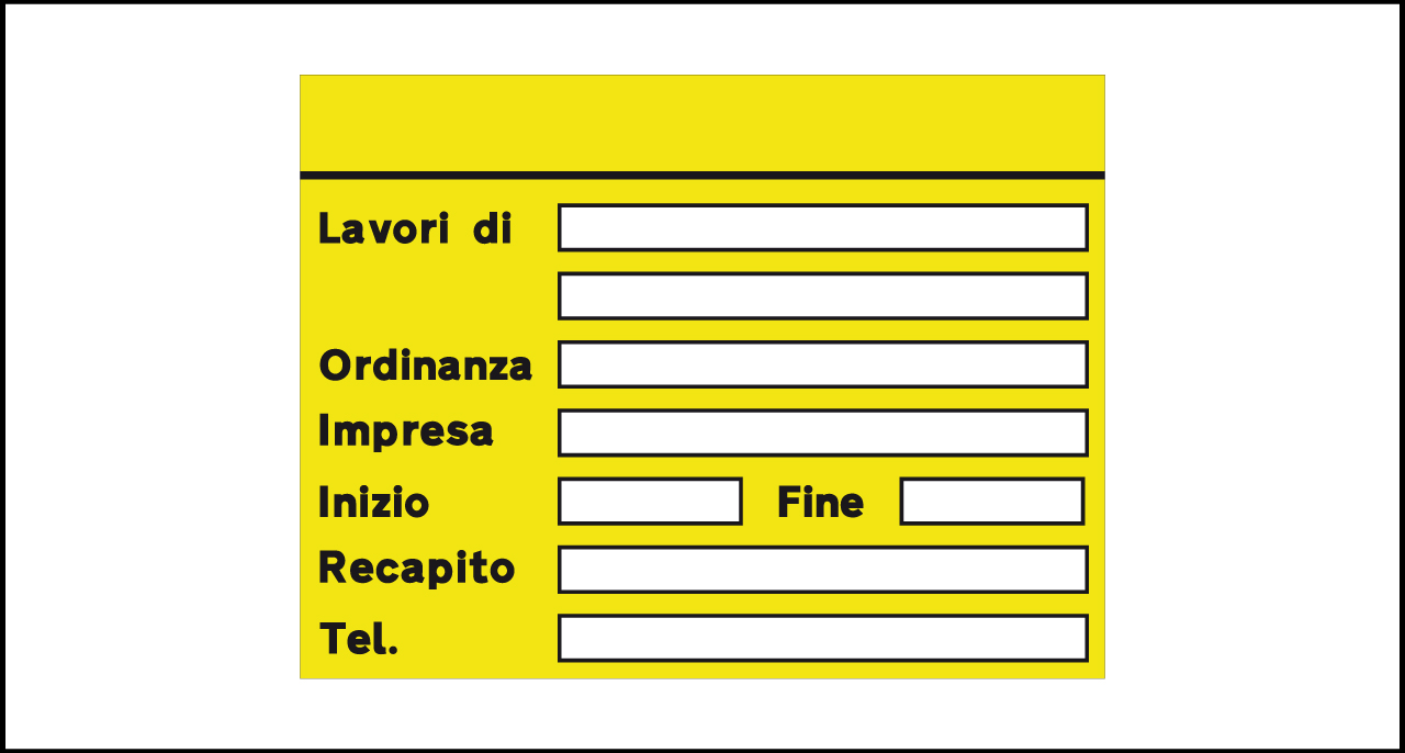 Fig. II 382 Art.30 – Tabella lavori