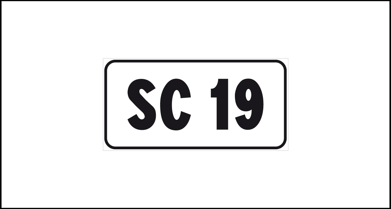 Fig. II 260 Art. 129 – Segnale identificazione strada comunale
