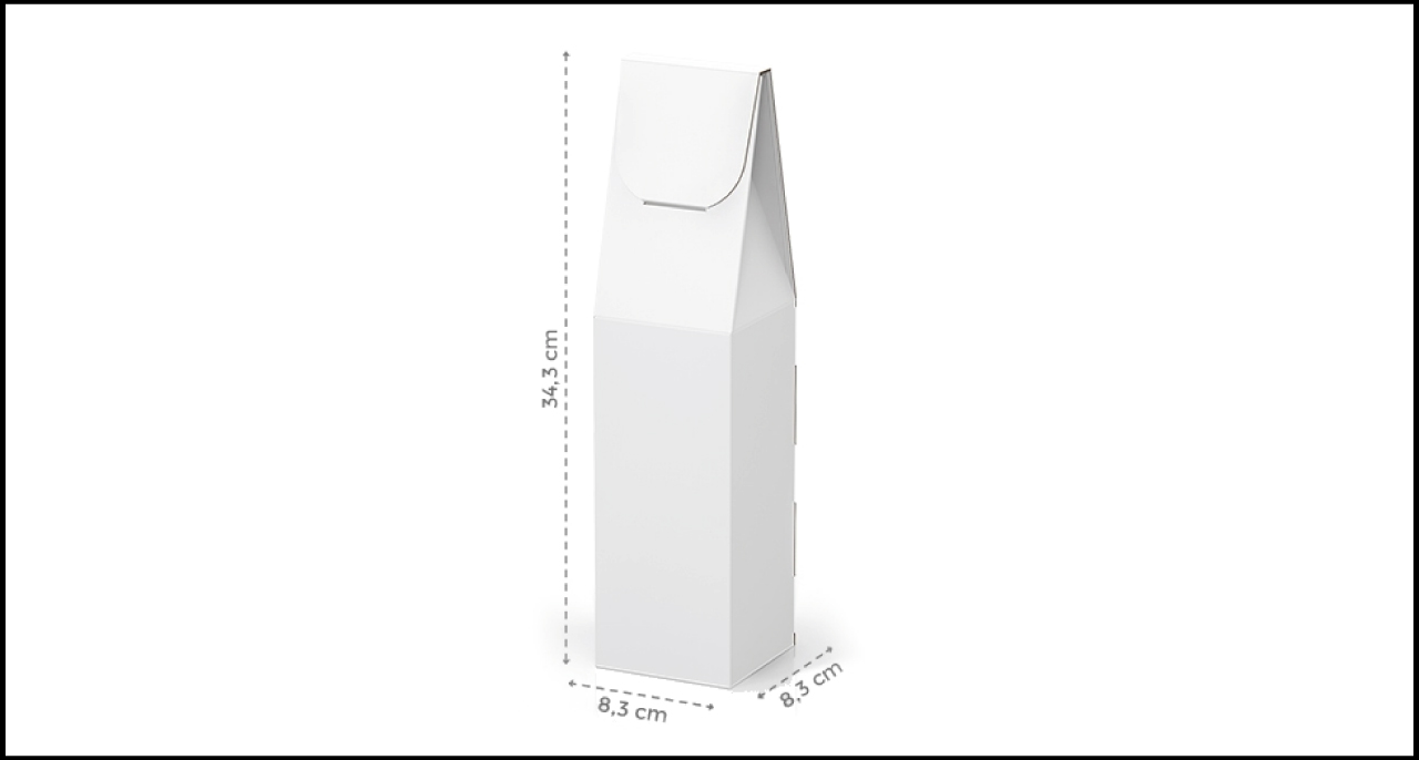 Scatola bottiglia singola